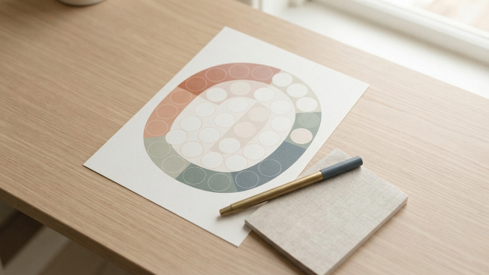 Menstrual cycle tracker and calendar used to monitor period regularity