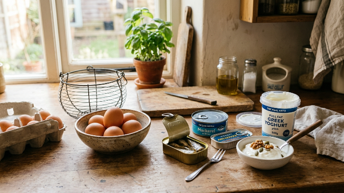 Easy keto snacks for PCOS made from everyday ingredients
